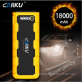 Carku Epower 18000mah vehicle tool light battery pack multi-function emergency portable jump starter for car